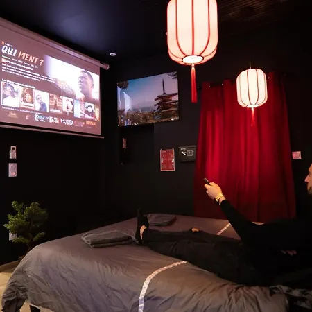 Lejlighed Capsule Japon - Jacuzzi - Netflix & Ecran Cinema - Xbox Trith-Saint-Leger